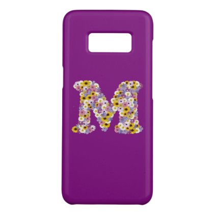 Monogram letter M Case-Mate Samsung Galaxy S8 Case