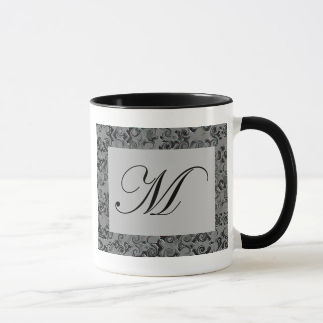 Monogram Letter M Mug (Right)