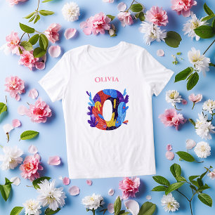 Monogram - Letter O Artistic Birthday Gift Tri-Blend Shirt