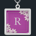 Monogram Letter R Pendant Necklace<br><div class="desc">Show your pride in your initials wearing a monogram letter pendant.The initial silver pendant also makes a memorable gift for any special occasion for the important people of your life.</div>