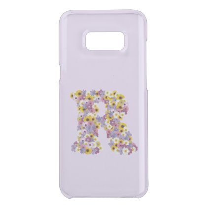 Monogram letter r uncommon samsung galaxy s8+ case