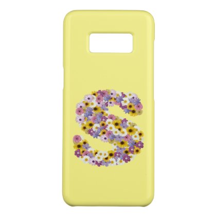 Monogram letter S Case-Mate Samsung Galaxy S8 Case