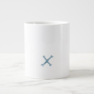 Monogram letter X Giant Coffee Mug