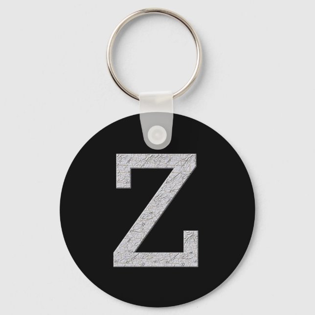Monogram Letter Z Keychain (Front)