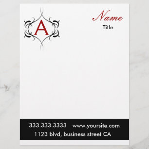 monogram letterhead