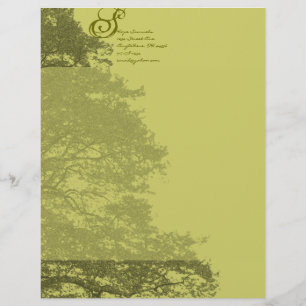 Monogram Letterhead Lime Tree