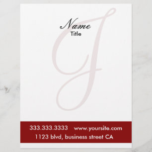 monogram letterheads letterhead
