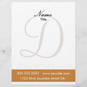 monogram letterheads letterhead