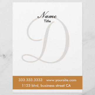 monogram letterheads letterhead