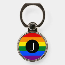 Monogram LGBT Lesbian Gay Pride Rainbow