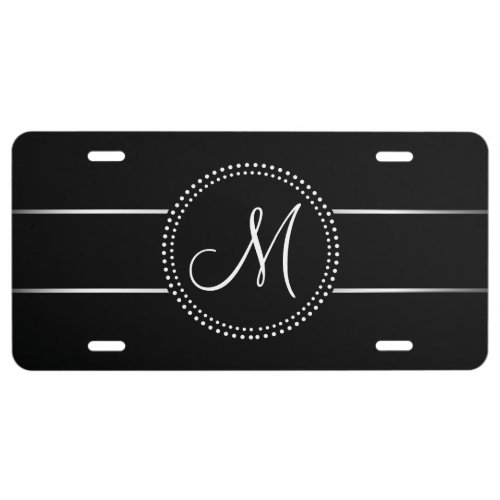 Monogram License Plate