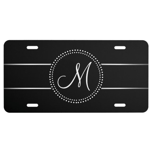 Monogram License Plate (Front)