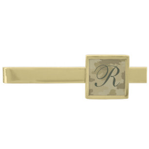 Monogram Light Camouflage Tie Bar