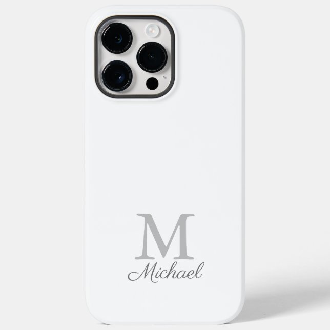 Monogram light fog  Case-Mate iPhone case (Back)