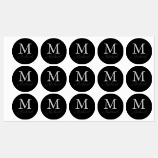Monogram light fog labels