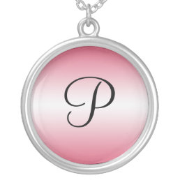 Monogram Light Gradient Pink ~ Necklace