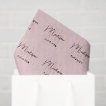 Monogram Logo Bakery Pink Tissue Paper<br><div class="desc">Wrap your sweet creations in style with this Monogram Logo Bakery Pink Tissue Paper — perfect for bakeries, pastry chefs, and cake artists. Personalize it with your initials, business name, and tagline to create your own custom logo and elevate your packaging. Ideal for wrapping cookie boxes, cake boxes, or gift...</div>