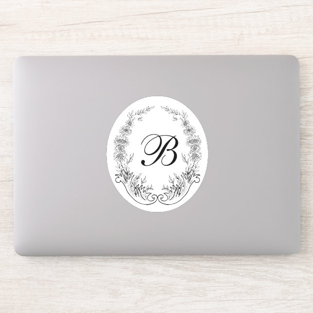 Monogram Logo is the Emblem Sticker (Computer)
