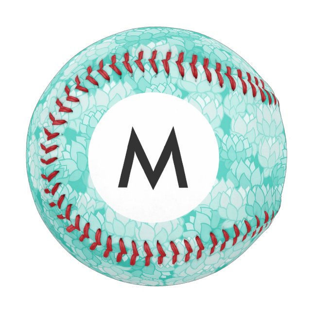 Monogram Lotus pattern 2 Baseball (Front Left)