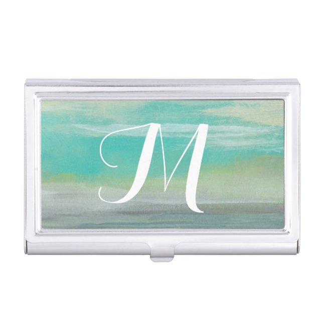 Monogram | Lowland Beach I Business Card Holder (Front)