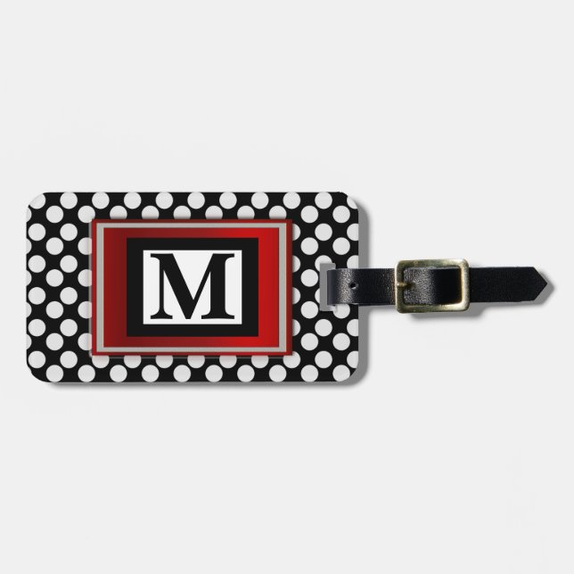 Monogram Luggage Tag (Front Horizontal)
