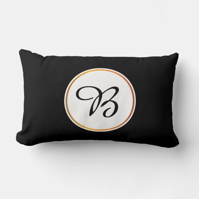 monogram lumbar pillow (Front)