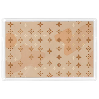 Monogram Luxury design Acrylic Tray