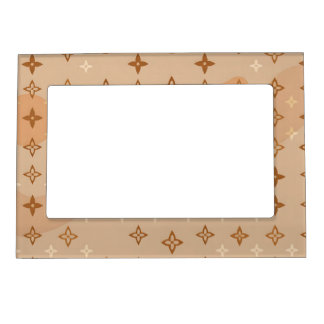 Monogram Luxury Print Magnetic Frame