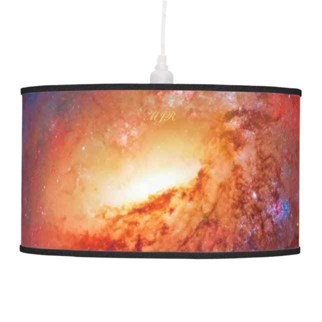 Monogram, M106 Spiral Galaxy, Canes Venatici Hanging Lamp (Front)