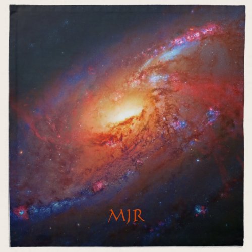 Monogram, M106 Spiral Galaxy, Canes Venatici Napkin