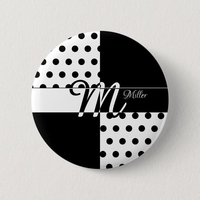Monogram M Button (Front)