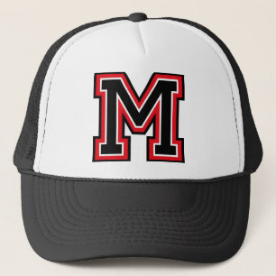 Monogram "M" Initial Trucker Hat