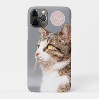 Monogram make your own cat photo  iPhone 11 pro case
