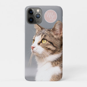 Monogram make your own cat photo iPhone 11 pro case