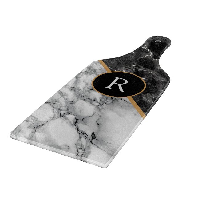 Monogram Marble Cutting Board (Corner)