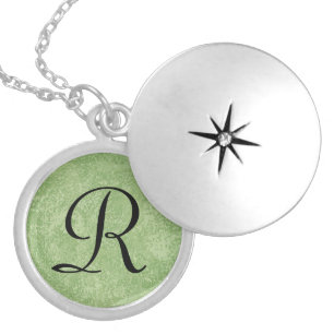Monogram Marmorino Green Necklace