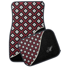 Monogram Mayan Pattern | Choose Background Color