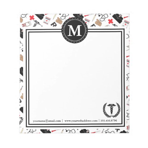 Monogram _ Medical Design  Notepad