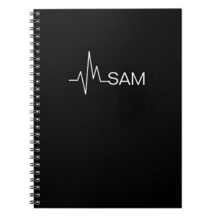Monogram Medical Heart Beat For Doctors and Nurses Notebook