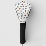 Monogram. Medical Pattern. For Doctors And Nurses Golf Head Cover at Zazzle