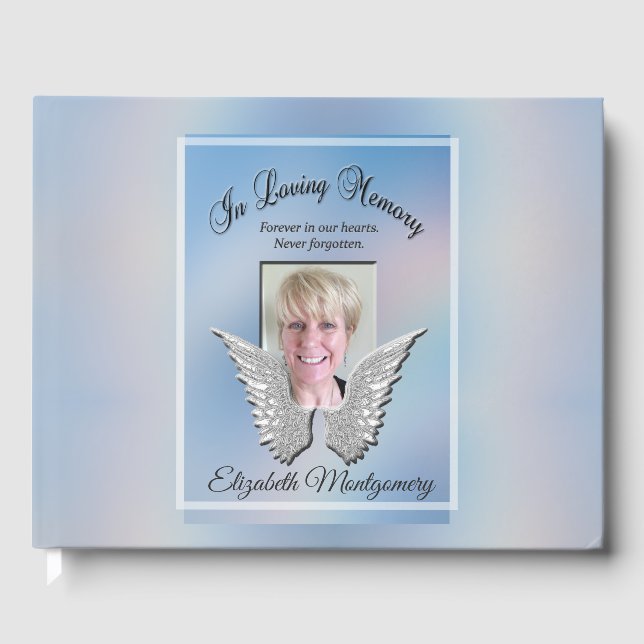 Monogram Memorial Guest Book (Front)