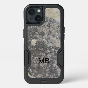 Monogram Men's Stone Look iPhone 13 Case