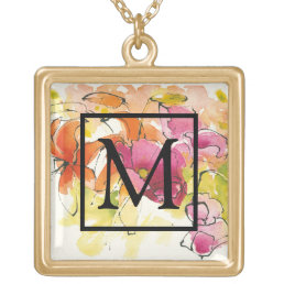 Monogram | Mid July Gold Plated Necklace