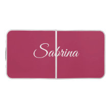 Monogram minimalist cherry rose pink