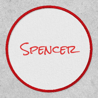 Monogram minimalist custom name patch