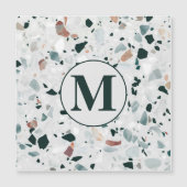 Monogram Modern Abstract Terrazzo Pattern (Front)