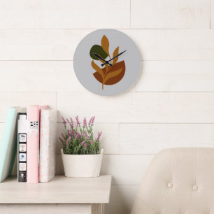  Monogram Modern Boho  Large Clock