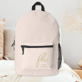 Blush Pink Textured Backpack with Gold Accents MICHAEL Michael Kors QUINN XS FLAP BACKPACK - Rucksack  main image 4