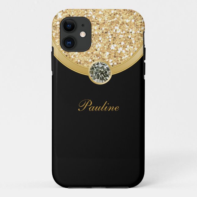 Monogram Modern Designed Case-Mate iPhone Case (Back)
