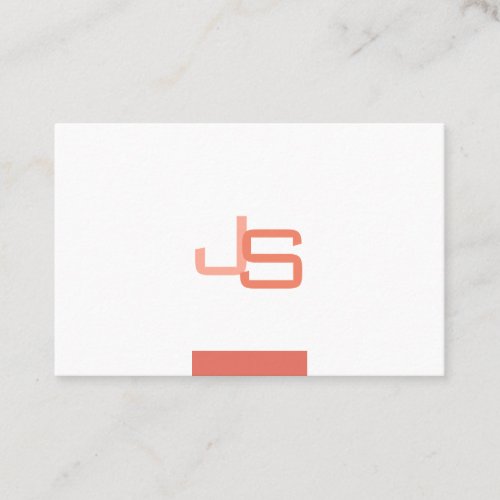 Monogram Modern Elegant Template Professional Business Card